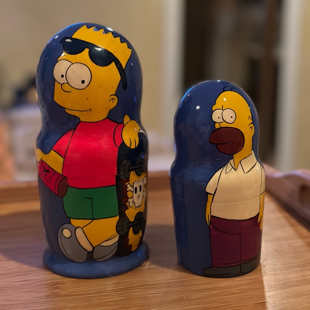 Simpsos nesting dolls - Picture 5 of 6